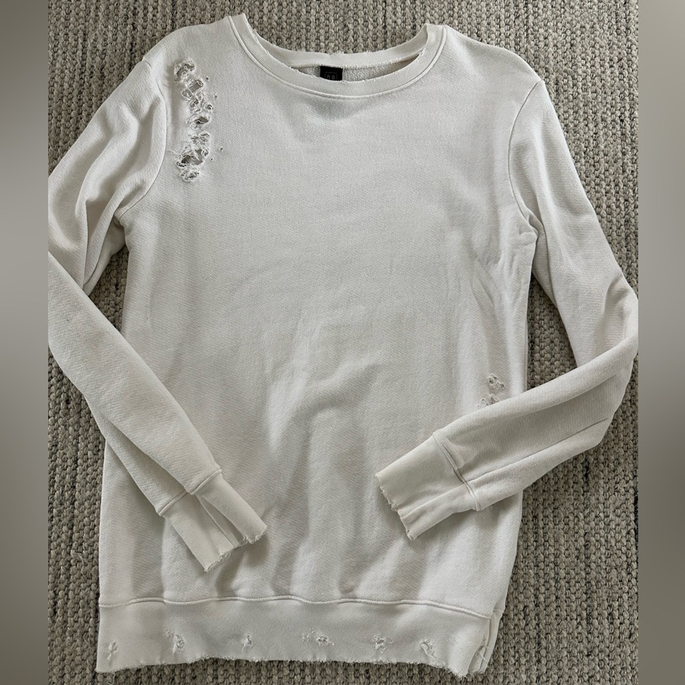 Like new  deconstructed sweatshirt